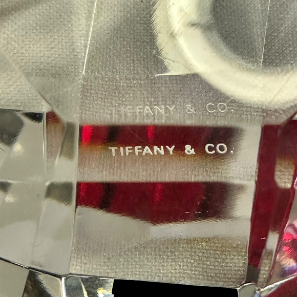 Tiffany and Co. Large Faceted Paperweight BEAUTIFUL & SpaRkLY - Picture 6 of 6